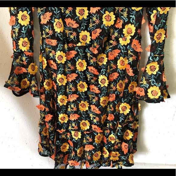 NWOT For Love and Lemons Amelia Swing Mini Dress M - Picture 7 of 12